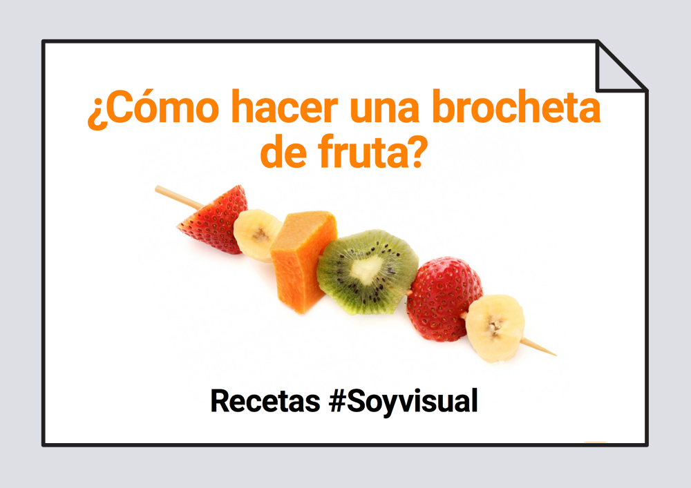 Descubrir 40+ imagen receta brochetas de frutas para niños