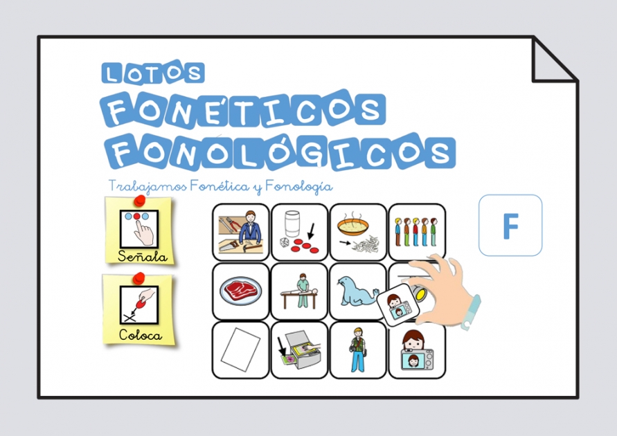 Loto - Letra F: Conciencia fonológica #Soyvisual