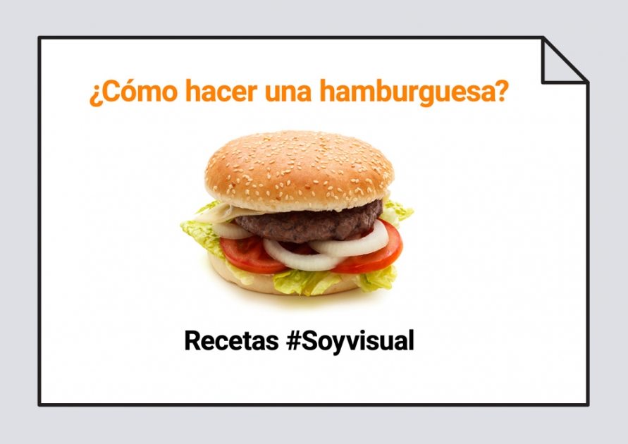 Cómo hacer una hamburguesa?: Receta #Soyvisual